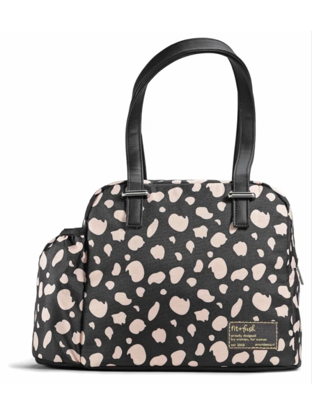 NEW Fit & Fresh Lunch Bag Insulated Leakproof Bottle Pocket Large Zipper